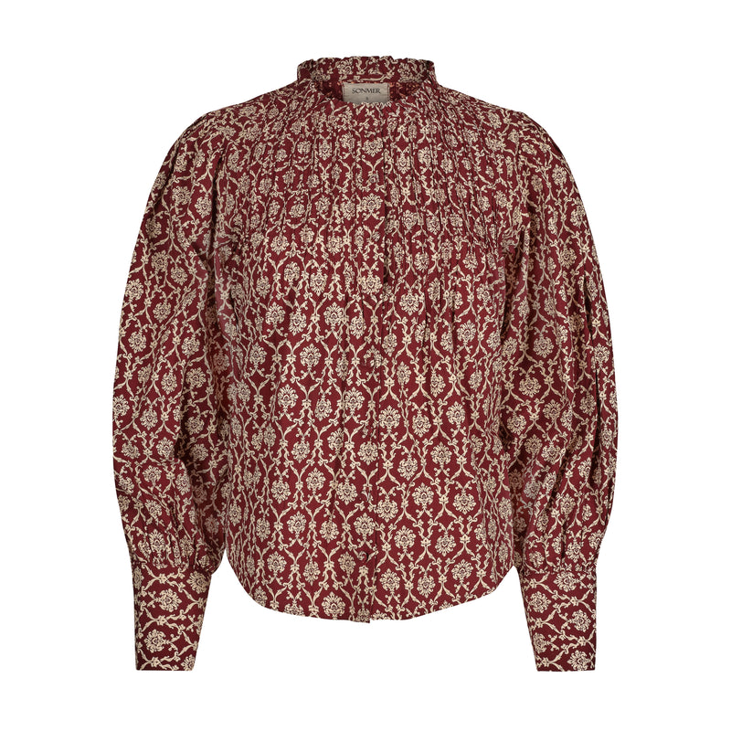 Kitty Blouse burgundy
