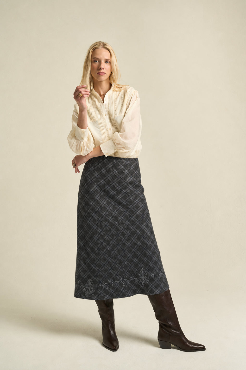 Skirt Iris Grey