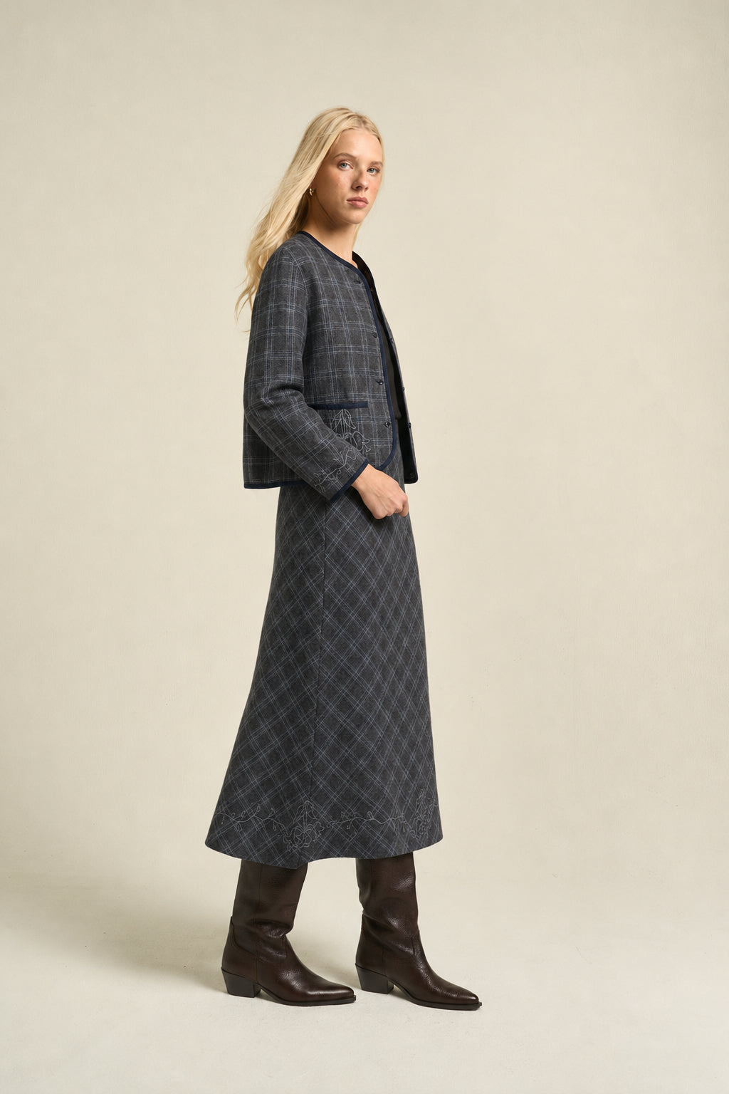 Skirt Iris Grey