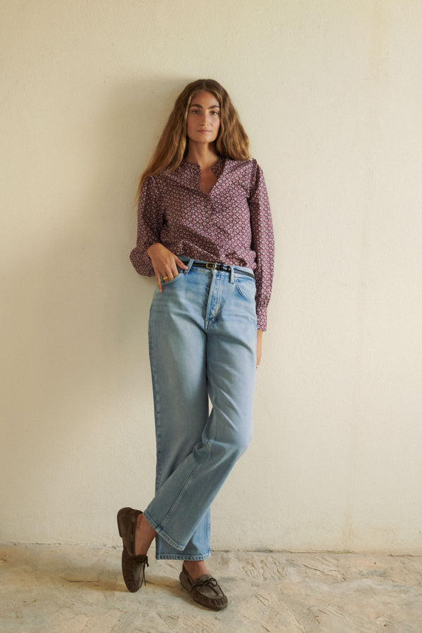 Chloe Blouse Wine