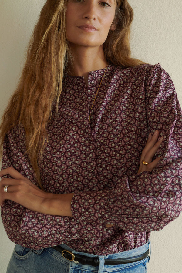 Chloe Blouse Wine