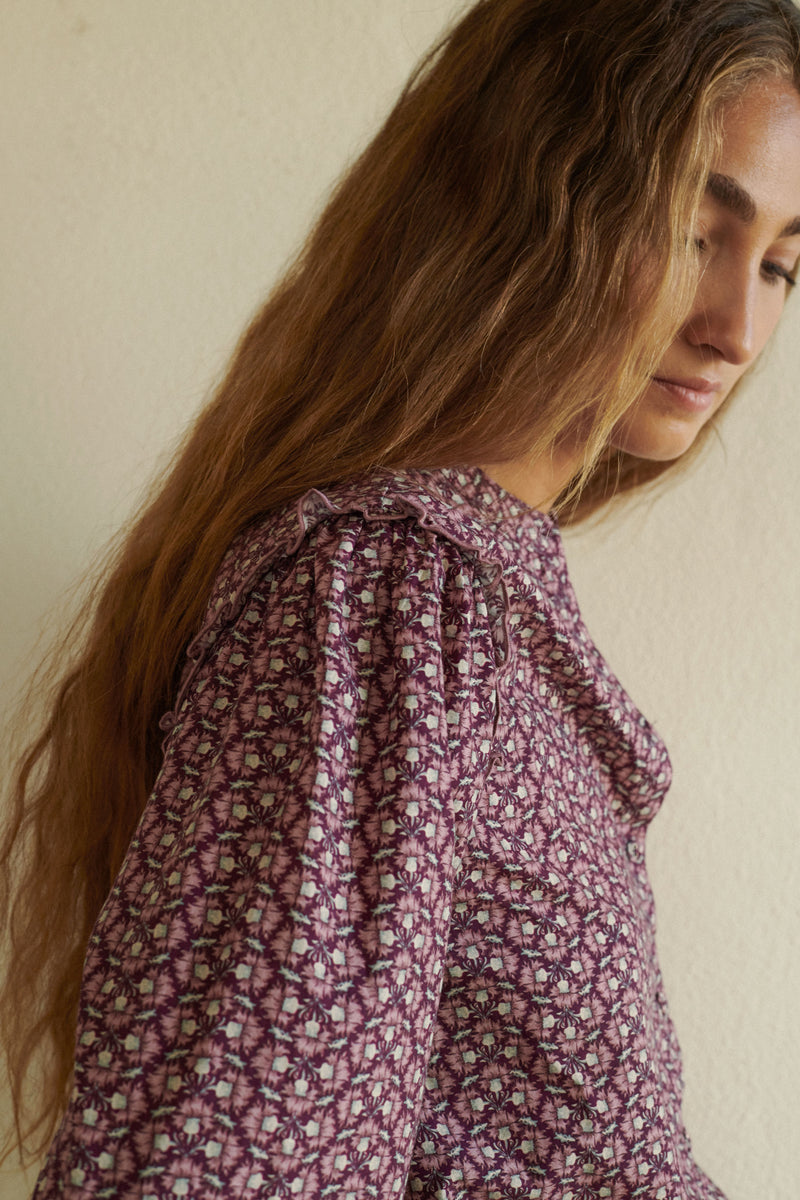 Chloe Blouse Wine