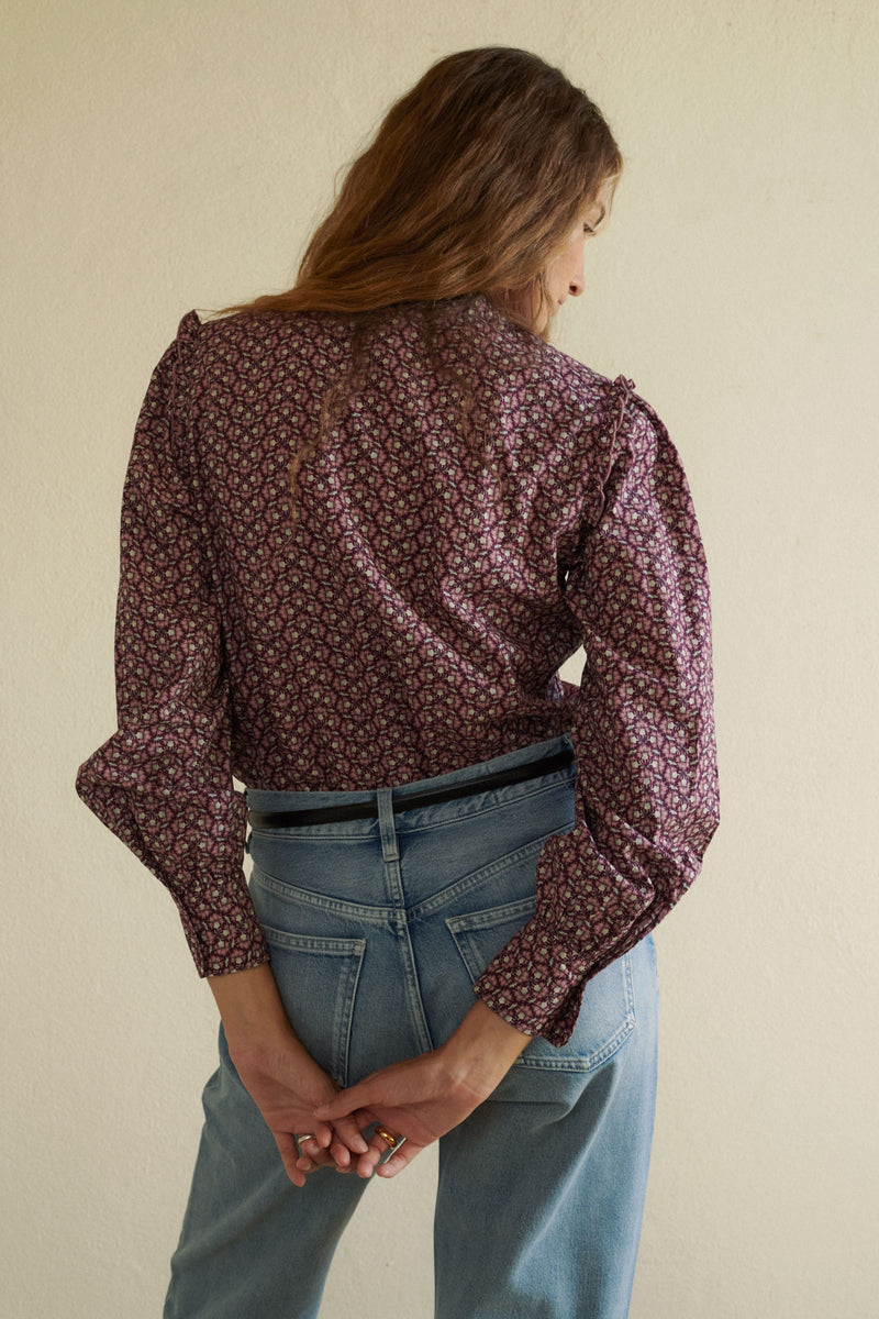 Chloe Blouse Wine