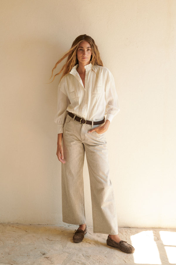 Alexa Blouse Ecru