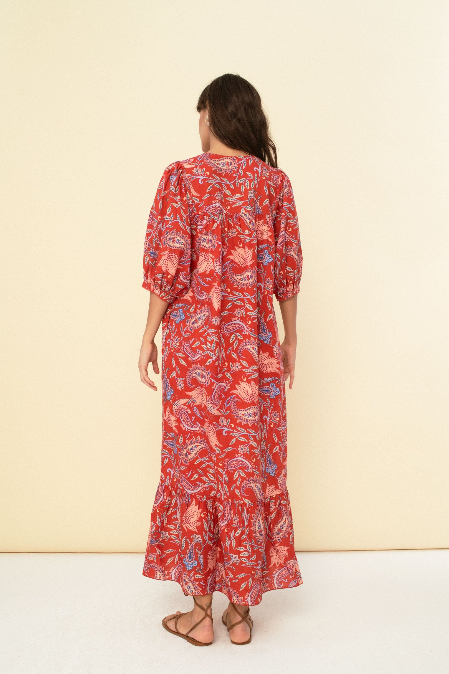 Sofia dress terracotta