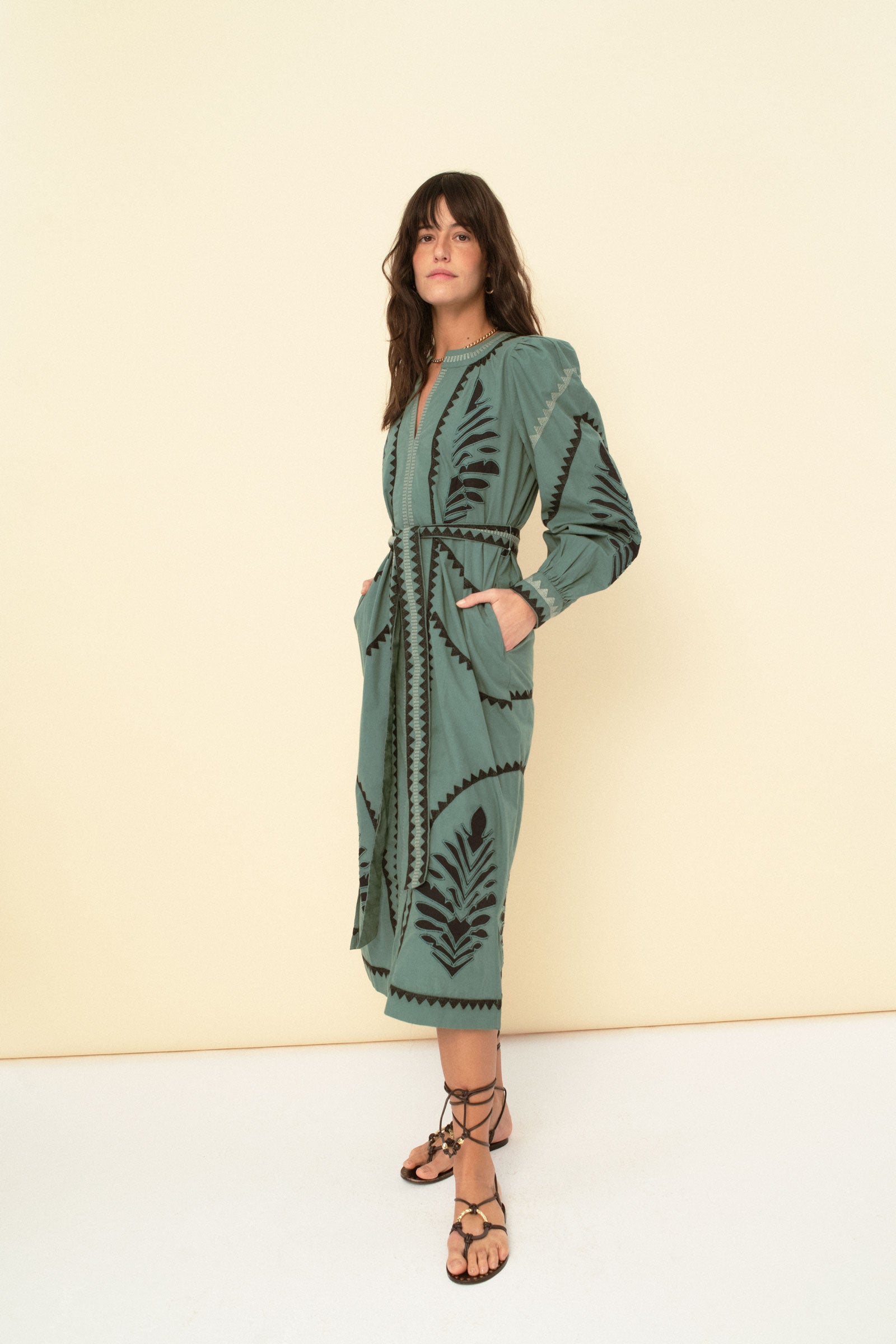 Susan dress green