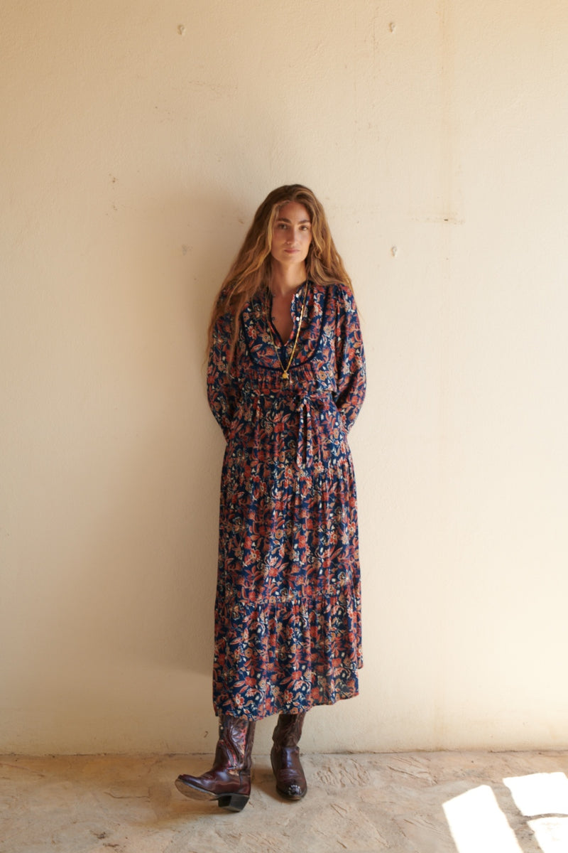 Aura Dress Navy