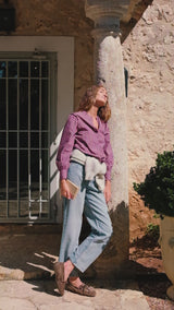 Chloe Blouse Wine