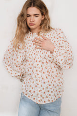Kitty Blouse Flowers