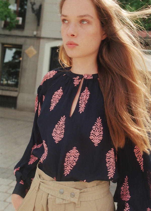 Martina Blouse Navy