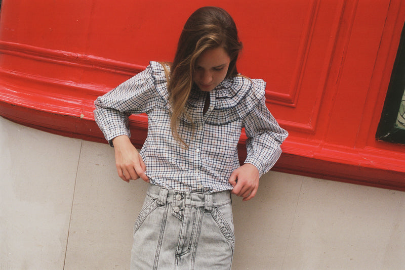 Elsa Blouse Plaid